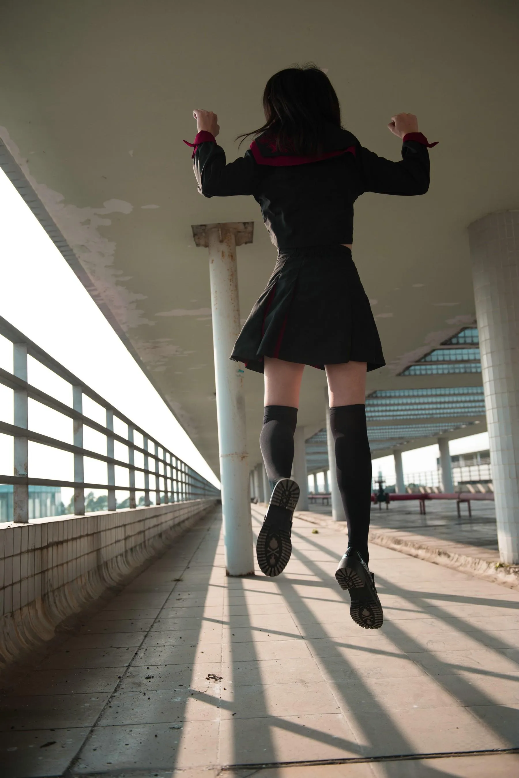 [魔镜街拍] NO.141 活力美术生JK美少女 [288P]插图6